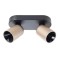Ceiling lamp Redo Kobe, metal, matt black/silver coffee, dimmable, LED, 16W, 1103 lumens, warm white 3000K, L.20 cm