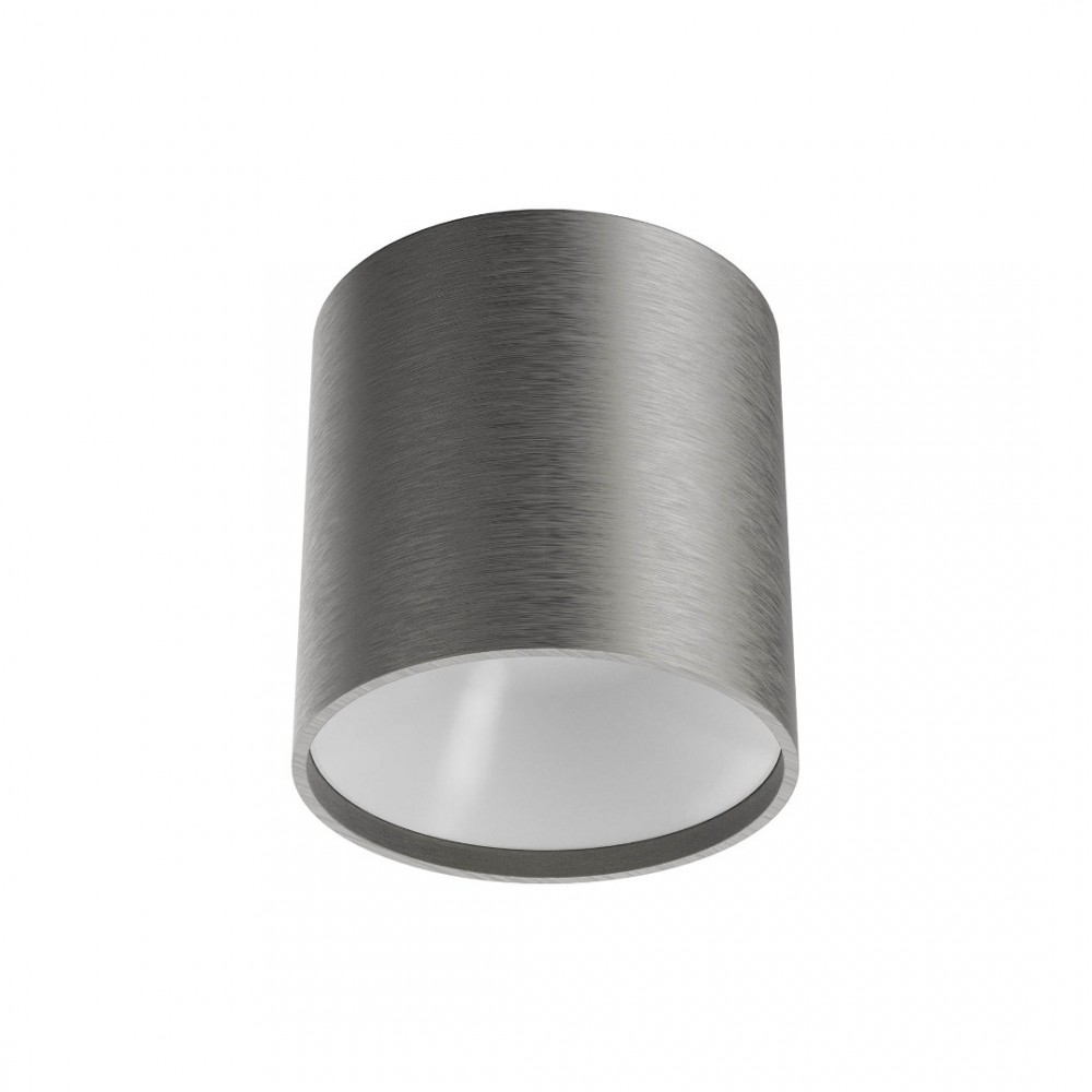 Ceiling lamp Redo Hera, metal, foggy nickel, dimmable, LED, 14,5W, 798 lumens, warm white 3000K, D.8 cm