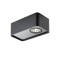 Ceiling lamp Redo Yuki, metal, matt black, dimmable, LED, 6,2W, 395 lumens, warm white 3000K, L.13 cm