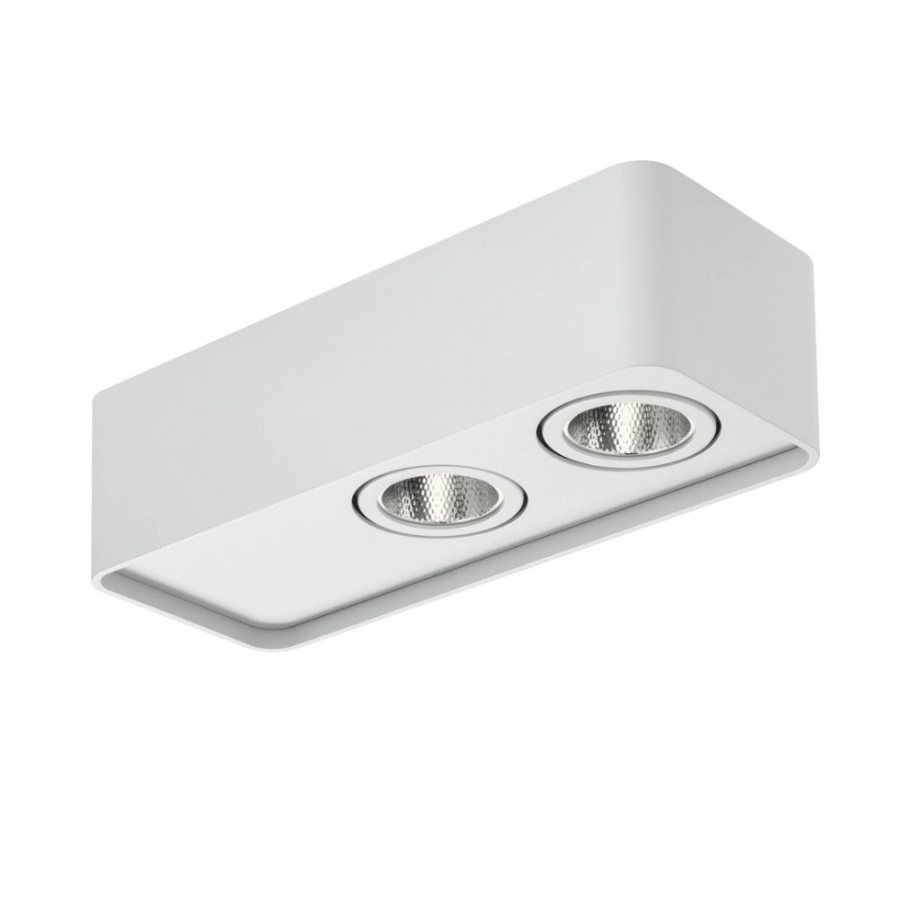 Ceiling lamp Redo Yuki, metal, matt white, dimmable, LED, 10W, 738 lumens, warm white 3000K, L.18 cm