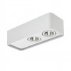 Ceiling lamp Redo Yuki, metal, matt white, dimmable, LED, 10W, 738 lumens, warm white 3000K, L.18 cm