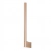 Wall lamp Redo Cityline, metal, silver coffee, LED, 8,5W, 375 lumens, warm white 3000K, H.44 cm