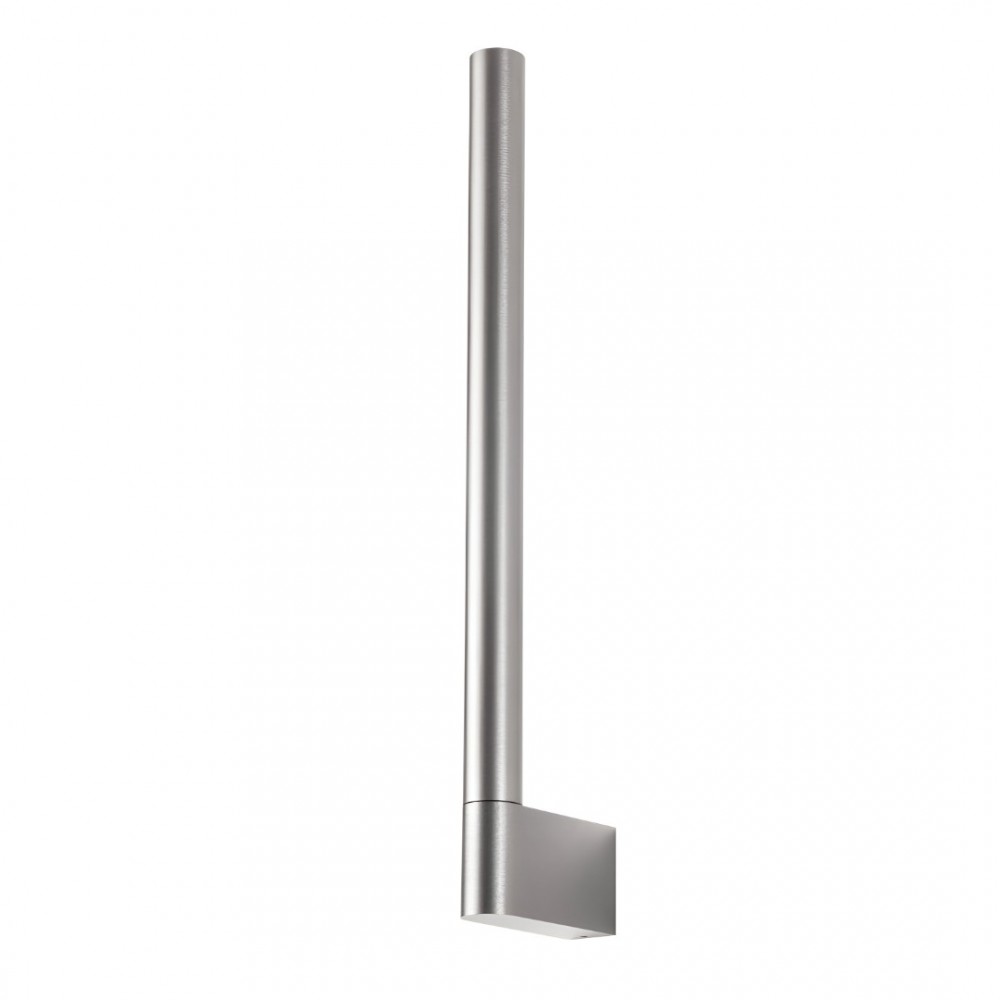 Wall lamp Redo Cityline, metal, foggy nickel, LED, 8,5W, 375 lumens, warm white 3000K, H.44 cm
