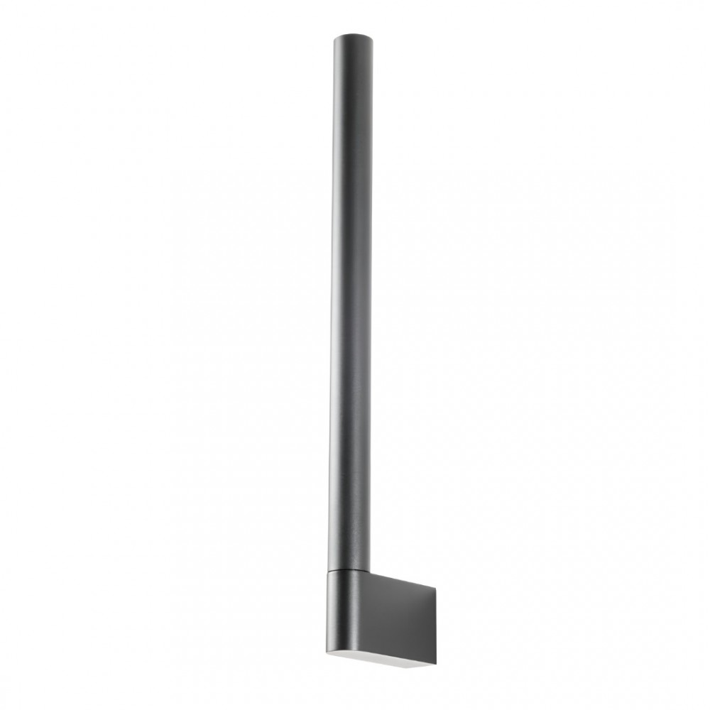 Wall lamp Redo Cityline, metal, matt black, LED, 8,5W, 375 lumens, warm white 3000K, H.44 cm
