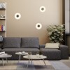 Wall lamp Redo Runde, metal, matt black, dimmable, LED, 11W, 472 lumens, warm white 3000K, D.10 cm