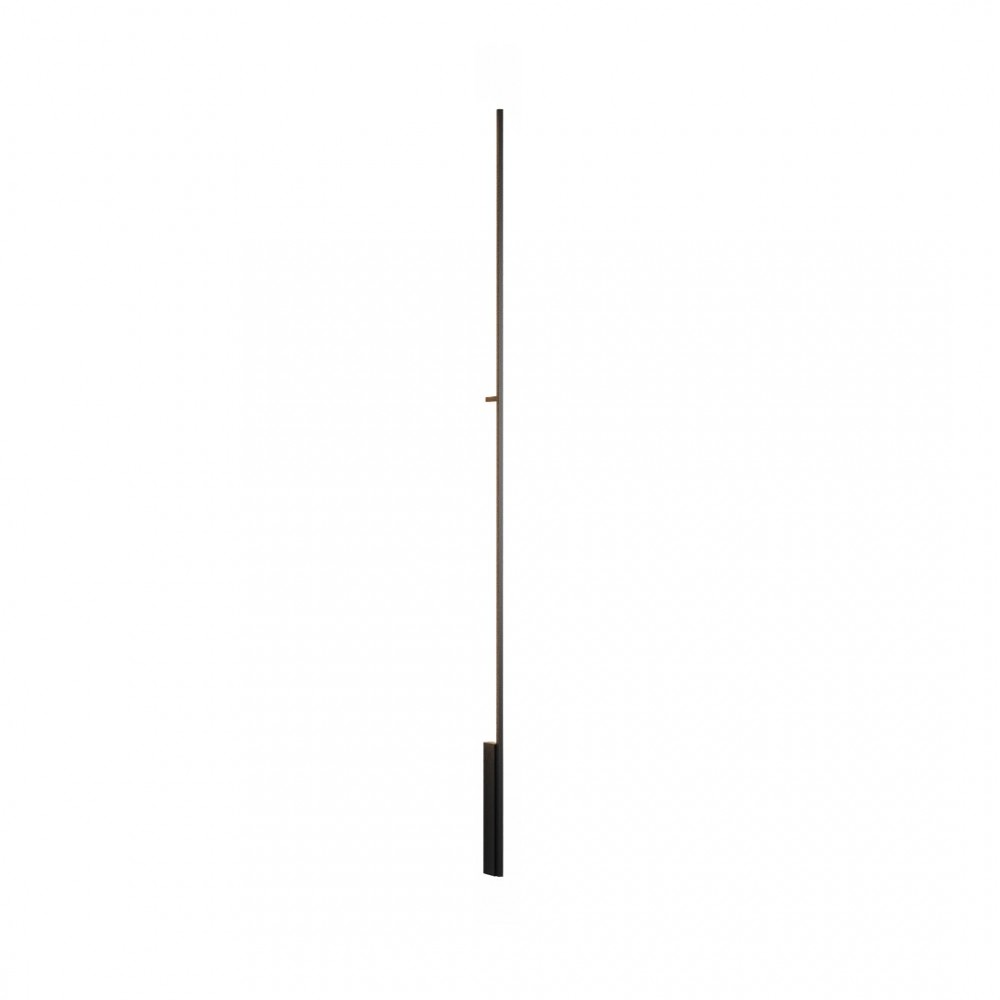 Wall lamp Redo Twig, metal, sand black, dimmable, LED, 27W, 1852 lumens, warm white 3000K, H.200 cm