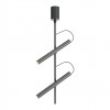 Ceiling lamp Redo Praxi, metal, matt black, dimmable, LED, 14,6W, 769 lumens, warm white 3000K, H.51 cm