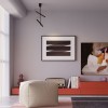 Ceiling lamp Redo Praxi, metal, matt black, dimmable, LED, 14,6W, 769 lumens, warm white 3000K, H.51 cm