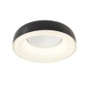 Ceiling lamp Redo Dip, metal, glossy black, LED CCT, 30W, 2091 lumens, 2700K/3000K/4000K/5000K/6500K, D.49 cm
