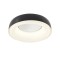 Ceiling lamp Redo Dip, metal, glossy black, LED CCT, 30W, 2091 lumens, 2700K/3000K/4000K/5000K/6500K, D.49 cm