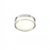 Ceiling lamp Redo Frisbi, metal, chrome, LED, 8W, 512 lumens, neutral white 4000K, D.15 cm, IP44