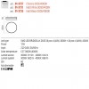 Ceiling lamp Redo Frisbi, metal, chrome, LED CCT, 12W, 698 lumens, 3000K/4000K, D.23 cm, IP44