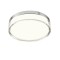 Ceiling lamp Redo Frisbi, metal, chrome, LED CCT, 12W, 698 lumens, 3000K/4000K, D.23 cm, IP44