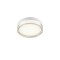 Ceiling lamp Redo Frisbi, metal, matt white, LED, 8W, 512 lumens, neutral white 4000K, D.15 cm, IP44