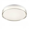 Ceiling lamp Redo Frisbi, metal, matt white, LED CCT, 18W, 979 lumens, 3000K/4000K, D.28 cm, IP44
