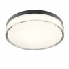 Ceiling lamp Redo Frisbi, metal, matt black, LED CCT, 18W, 979 lumens, 3000K/4000K, D.28 cm, IP44