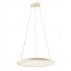 Pendant lamp Redo Vance, metal, glossy beige, dimmable, LED CCT, 45W+45W, 5610 lumens, 2700K/4000K/5000K, D.80 cm