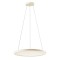 Pendant lamp Redo Vance, metal, glossy beige, dimmable, LED CCT, 45W+45W, 5610 lumens, 2700K/4000K/5000K, D.80 cm