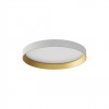 Ceiling lamp Redo Dama, metal, sand white/gold, LED CCT, 30W, 2796 lumens, 3000K/4000K/5000K, D.35 cm