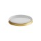 Ceiling lamp Redo Dama, metal, sand white/gold, LED CCT, 30W, 2796 lumens, 3000K/4000K/5000K, D.35 cm