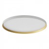 Ceiling lamp Redo Dama, metal, sand white/gold, LED CCT, 60W, 5631 lumens, 3000K/4000K/5000K, D.80 cm
