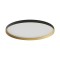 Ceiling lamp Redo Dama, metal, sand black/gold, LED CCT, 50W, 4932 lumens, 3000K/4000K/5000K, D.60 cm