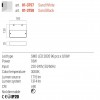 Wall lamp Redo Apex, metal, sand black, LED, 18W, 1314 lumens, warm white 3000K, L.16 cm