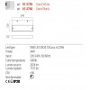 Wall lamp Redo Apex, metal, sand white, LED, 24W, 1737 lumens, warm white 3000K, L.24 cm