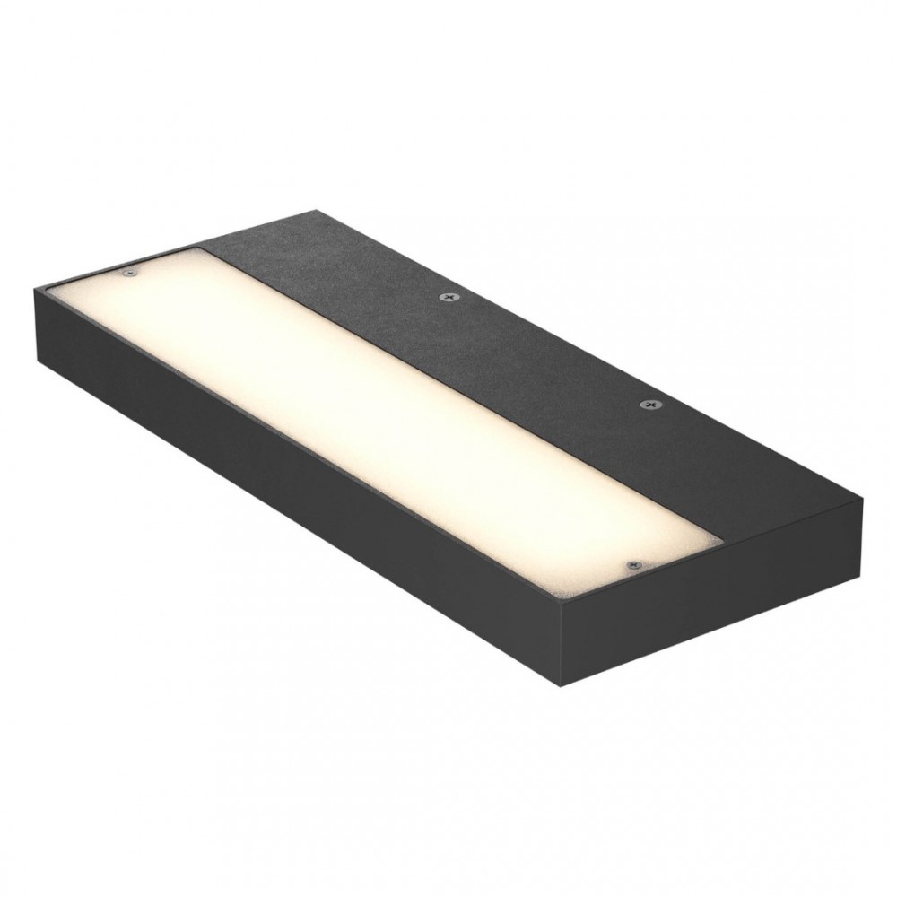 Wall lamp Redo Apex, metal, sand black, LED, 36W, 2947 lumens, warm white 3000K, L.32 cm