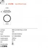 Ceiling lamp Redo Arca, metal, glass, smoke/white, LED CCT, 12W, 615 lumens, 3000K/4000K, D.25 cm, IP44