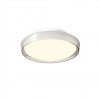 Ceiling lamp Redo Arca, metal, glass, smoke/white, LED CCT, 12W, 615 lumens, 3000K/4000K, D.25 cm, IP44