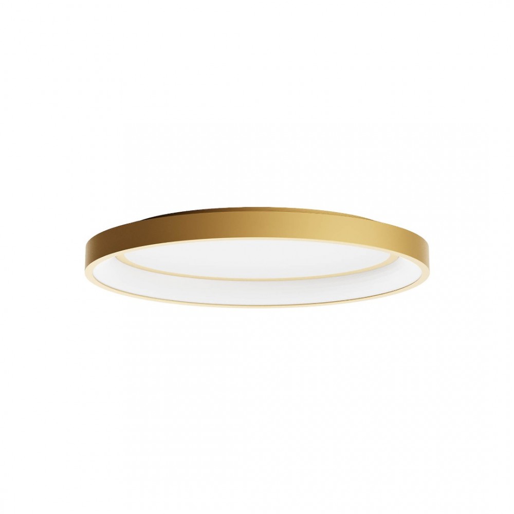 Ceiling lamp Redo Nobu, metal, matt gold, dimmable, LED CCT, 40W, 1858 lumens, 3000K/4000K, L.45 cm