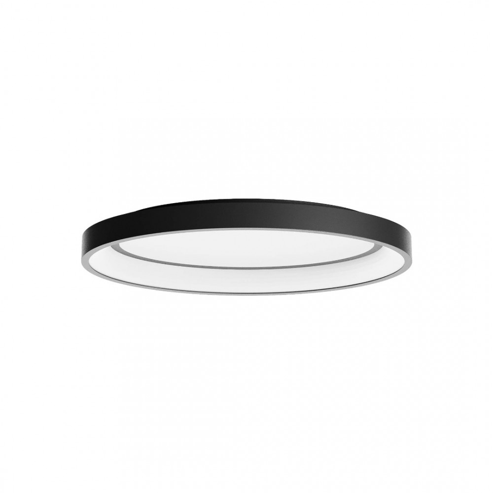 Ceiling lamp Redo Nobu, metal, sand black, dimmable, LED CCT, 40W, 1858 lumens, 3000K/4000K, L.45 cm