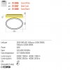 Ceiling lamp Redo Nobu, metal, matt gold, dimmable, LED CCT, 60W, 3676 lumens, 3000K/4000K, L.60 cm