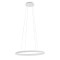 Suspension Redo Nobu, metal, sand white, dimmable, LED CCT, 80W, 4904 lumens, 3000K/4000K, L.80 cm