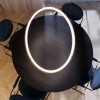 Suspension Redo Nobu, metal, matt gold, dimmable, LED CCT, 100W, 6158 lumens, 3000K/4000K, L.100 cm