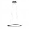Suspension Redo Nobu, metal, sand black, dimmable, LED CCT, 80W, 4904 lumens, 3000K/4000K, L.80 cm