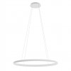 Suspension Redo Nobu, metal, sand white, dimmable, LED CCT, 100W, 6158 lumens, 3000K/4000K, L.100 cm