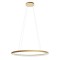 Suspension Redo Nobu, metal, matt gold, dimmable, LED CCT, 100W, 6158 lumens, 3000K/4000K, L.100 cm