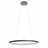 Suspension Redo Nobu, metal, sand black, dimmable, LED CCT, 100W, 6158 lumens, 3000K/4000K, L.100 cm