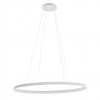 Suspension Redo Nobu, metal, sand white, dimmable, LED CCT, 120W, 7296 lumens, 3000K/4000K, L.120 cm