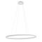 Suspension Redo Nobu, metal, sand white, dimmable, LED CCT, 120W, 7296 lumens, 3000K/4000K, L.120 cm