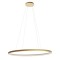 Suspension Redo Nobu, metal, matt gold, dimmable, LED CCT, 120W, 7220 lumens, 3000K/4000K, L.120 cm