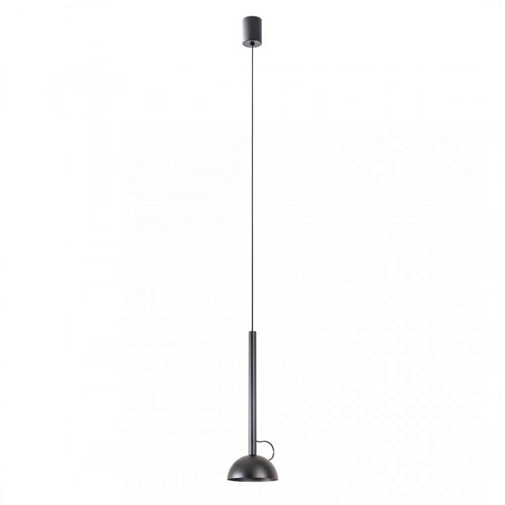 Suspension Redo Raven, metal, sand black, LED, 9W, 574 lumens, warm white 3000K, D.10 cm