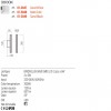 Wall lamp Redo Nikos, metal, matt gold, LED, 2X5W, 507 lumens, warm white 3000K, H.30 cm