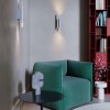 Wall lamp Redo Nikos, metal, sand white, LED, 4X4W, 714 lumens, warm white 3000K, H.38 cm