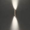 Wall lamp Redo Nikos, metal, matt gold, LED, 4X4W, 714 lumens, warm white 3000K, H.38 cm
