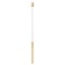 Suspension Redo Nikos, metal, matt gold, LED, 8W, 408 lumens, warm white 3000K, D.2,6 cm