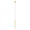 Suspension Redo Nikos, metal, matt gold, LED, 8W, 408 lumens, warm white 3000K, D.2,6 cm
