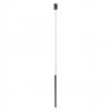 Suspension Redo Nikos, metal, sand black, LED, 8W, 408 lumens, warm white 3000K, D.2,6 cm